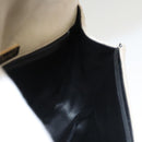 BALLY Quilted Chain Shoulder Bag Leather Beige Auth 116474-23