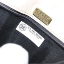 BALLY Quilted Chain Shoulder Bag Leather Beige Auth 116474-12