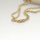 BALLY Quilted Chain Shoulder Bag Leather Beige Auth 116474-9