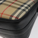 Burberrys Nova Check Shoulder Bag Canvas Beige Auth 116476-12