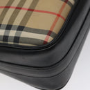 Burberrys Nova Check Shoulder Bag Canvas Beige Auth 116476-13