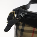 Burberrys Nova Check Shoulder Bag Canvas Beige Auth 116476-16