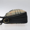 Burberrys Nova Check Shoulder Bag Canvas Beige Auth 116476-5