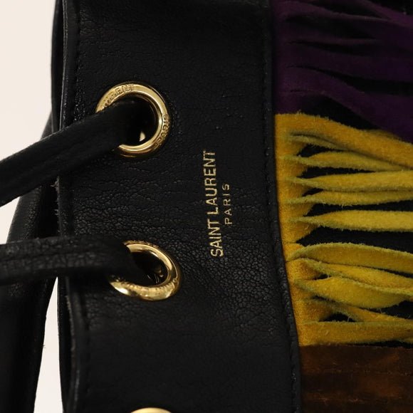 SAINT LAURENT Emmanuel Hand Bag Leather 2way Multicolor GT357603 Auth 116482