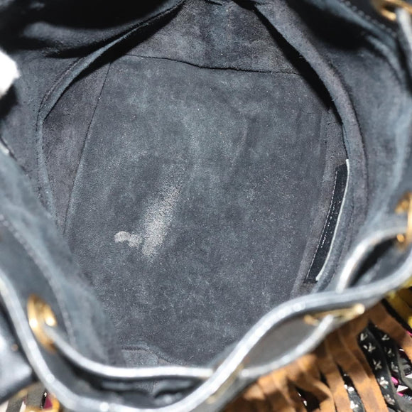 SAINT LAURENT Emmanuel Hand Bag Leather 2way Multicolor GT357603 Auth 116482