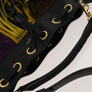 SAINT LAURENT Emmanuel Hand Bag Leather 2way Multicolor GT357603 Auth 116482-6