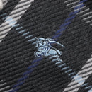 BURBERRY Nova Check Blue Label Tote Bag Wool Blue Auth 116491-17