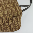 Christian Dior Trotter Canvas Shoulder Bag Brown Auth 116492-14
