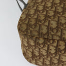 Christian Dior Trotter Canvas Shoulder Bag Brown Auth 116492-15