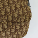 Christian Dior Trotter Canvas Shoulder Bag Brown Auth 116492-16