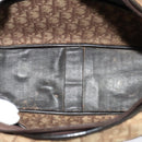 Christian Dior Trotter Canvas Shoulder Bag Brown Auth 116492-11
