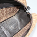 Christian Dior Trotter Canvas Shoulder Bag Brown Auth 116492-18