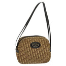 Christian Dior Trotter Canvas Shoulder Bag Brown Auth 116492-1