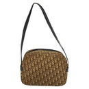 Christian Dior Trotter Canvas Shoulder Bag Brown Auth 116492-2
