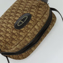 Christian Dior Trotter Canvas Shoulder Bag Brown Auth 116492-6