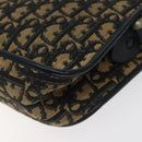 Christian Dior Trotter Canvas Shoulder Bag Navy Auth 116498-15