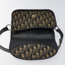 Christian Dior Trotter Canvas Shoulder Bag Navy Auth 116498-10