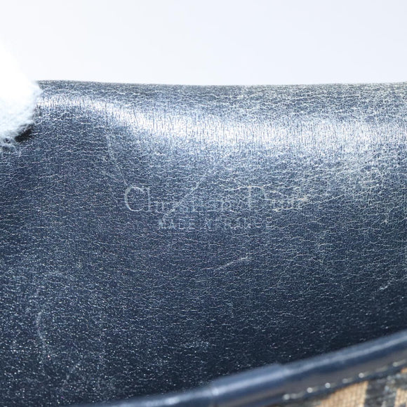 Christian Dior Trotter Canvas Shoulder Bag Navy Auth 116498