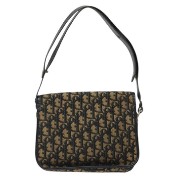 Christian Dior Trotter Canvas Shoulder Bag Navy Auth 116498 - 0