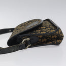 Christian Dior Trotter Canvas Shoulder Bag Navy Auth 116498-4