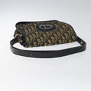 Christian Dior Trotter Canvas Shoulder Bag Navy Auth 116498-7