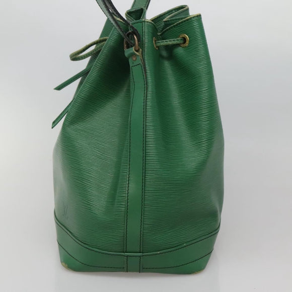 LOUIS VUITTON Epi Noe Shoulder Bag Green M44004 LV Auth 116508