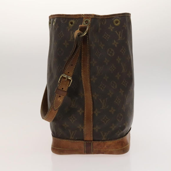 LOUIS VUITTON Monogram Noe Shoulder Bag M42224 LV Auth 116511