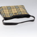 BURBERRY Nova Check Shoulder Bag PVC Beige Auth 116514-7