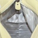 Salvatore Ferragamo Gancini Hand Bag Leather 2way Gold Yellow Auth 116515-21