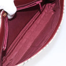 BURBERRY Nova Check Shoulder Bag Canvas Beige Auth 116522-11