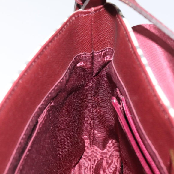 BURBERRY Nova Check Shoulder Bag Canvas Beige Auth 116522