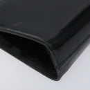 Salvatore Ferragamo Gancini Chain Shoulder Bag Patent leather Black Auth 116524-14