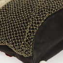 CHANEL Camelia Tote Bag Canvas Black CC Auth 116525-15