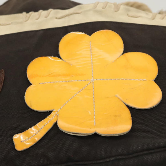 CHANEL Camelia Tote Bag Canvas Black CC Auth 116525