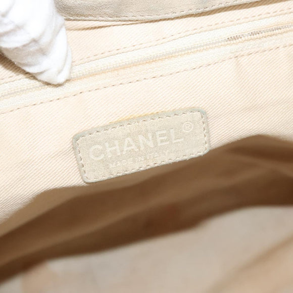CHANEL Camelia Tote Bag Canvas Black CC Auth 116525