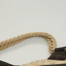 CHANEL Camelia Tote Bag Canvas Black CC Auth 116525-8