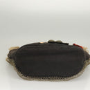 CHANEL Camelia Tote Bag Canvas Black CC Auth 116525-5