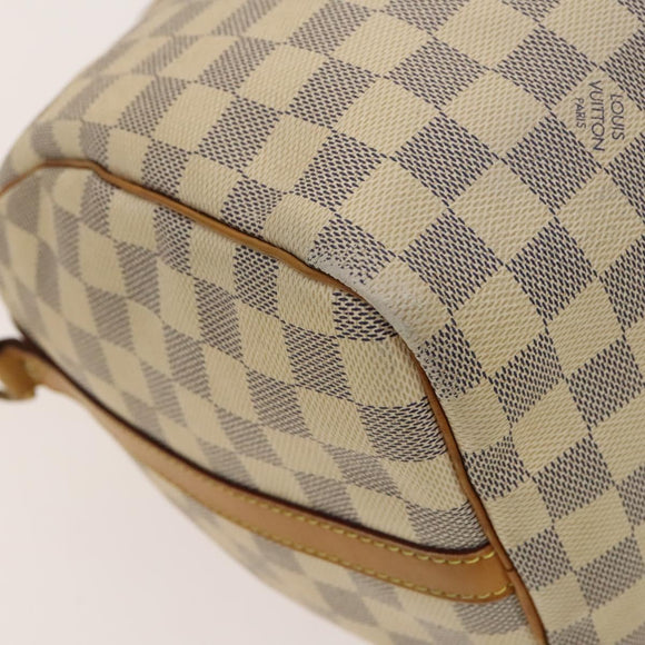 LOUIS VUITTON Damier Azur Speedy Bandouliere 30 Hand Bag 2way N41052 Auth 116527