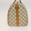 LOUIS VUITTON Damier Azur Speedy Bandouliere 30 Hand Bag 2way N41052 Auth 116527-4