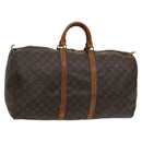 LOUIS VUITTON Monogram Keepall 55 Boston Bag M41424 LV Auth 116532-1