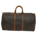 LOUIS VUITTON Monogram Keepall 55 Boston Bag M41424 LV Auth 116532-2