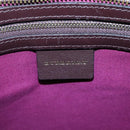 BURBERRY Nova Check Tote Bag Wool Green Gold Auth 116544-11