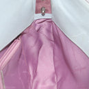 Salvatore Ferragamo Gancini Shoulder Bag Leather Light Blue Silver Auth 116561-17