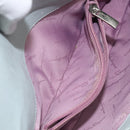 Salvatore Ferragamo Gancini Shoulder Bag Leather Light Blue Silver Auth 116561-19