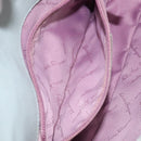 Salvatore Ferragamo Gancini Shoulder Bag Leather Light Blue Silver Auth 116561-20