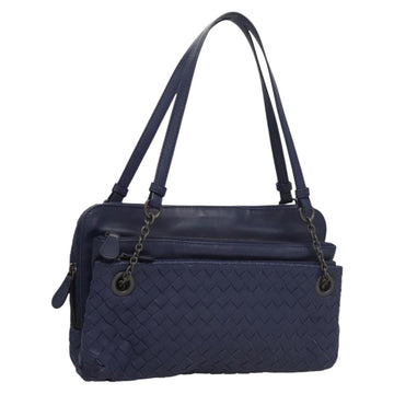 BOTTEGA VENETA INTRECCIATO Hand Bag Leather Navy Auth 116562V