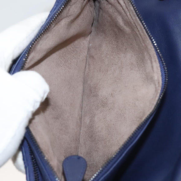 BOTTEGA VENETA INTRECCIATO Hand Bag Leather Navy Auth 116562V