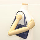 BOTTEGA VENETA INTRECCIATO Hand Bag Leather Navy Auth 116562V-23