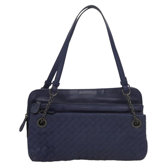 BOTTEGA VENETA INTRECCIATO Hand Bag Leather Navy Auth 116562V
