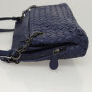 BOTTEGA VENETA INTRECCIATO Hand Bag Leather Navy Auth 116562V-4